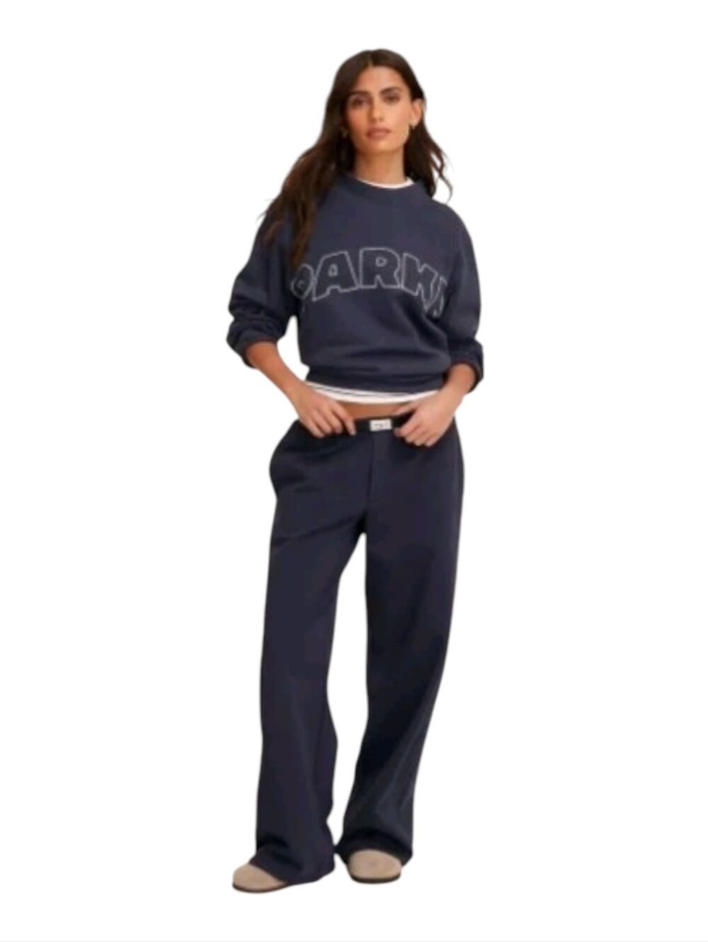 Parke x Target Navy Blue MEDIUM NWT Women's High-Rise Boxer Sweatpants